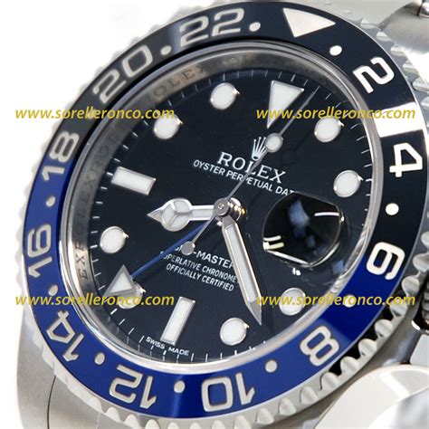 rolex gmt ceramica nero e blu|Acquista Rolex GMT.